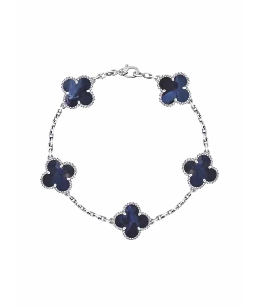VAN CLEEF & ARPELS Темно-синий браслет из белого золота, фото 1