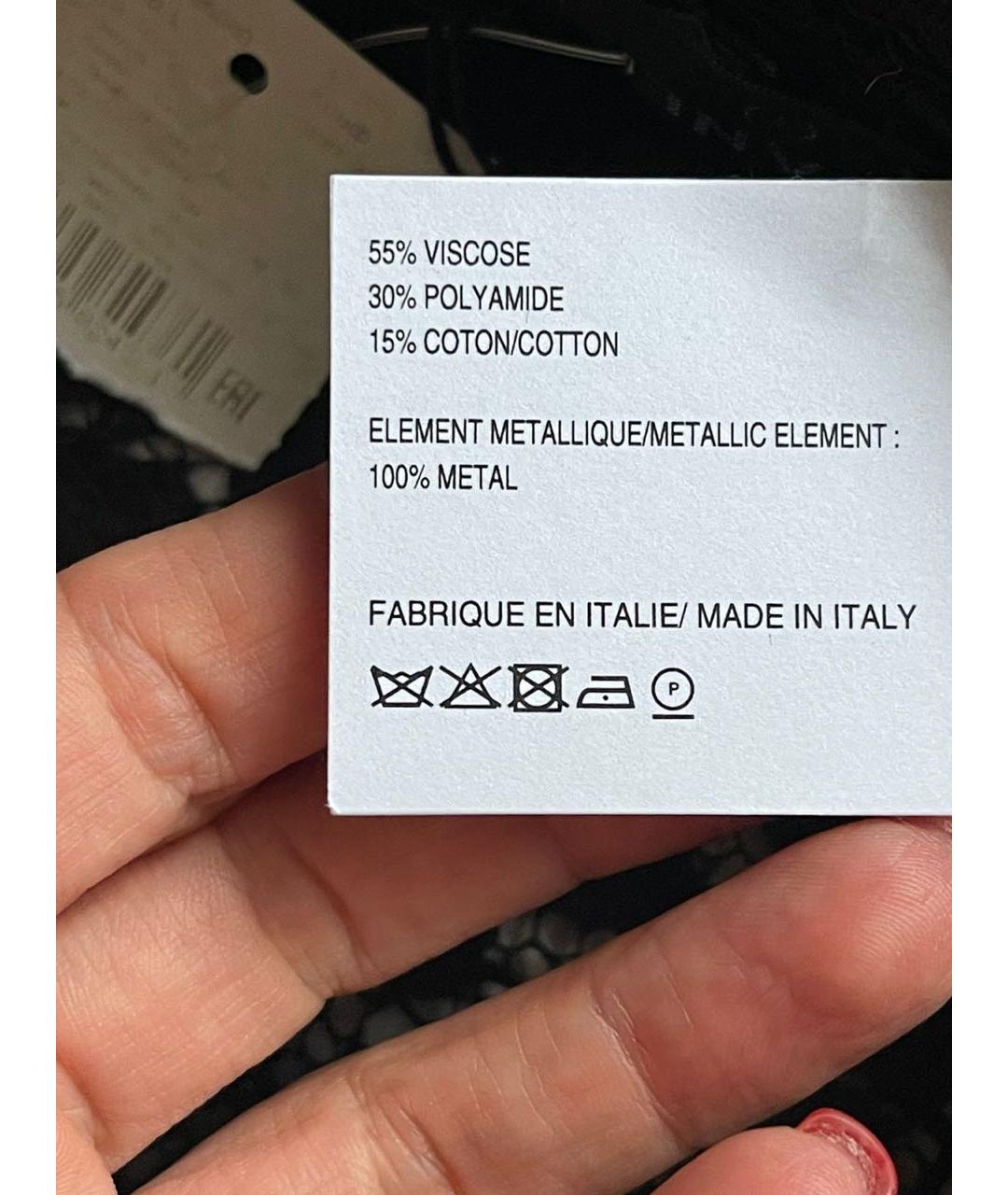 CHANEL Черная хлопковая шляпа, фото 8