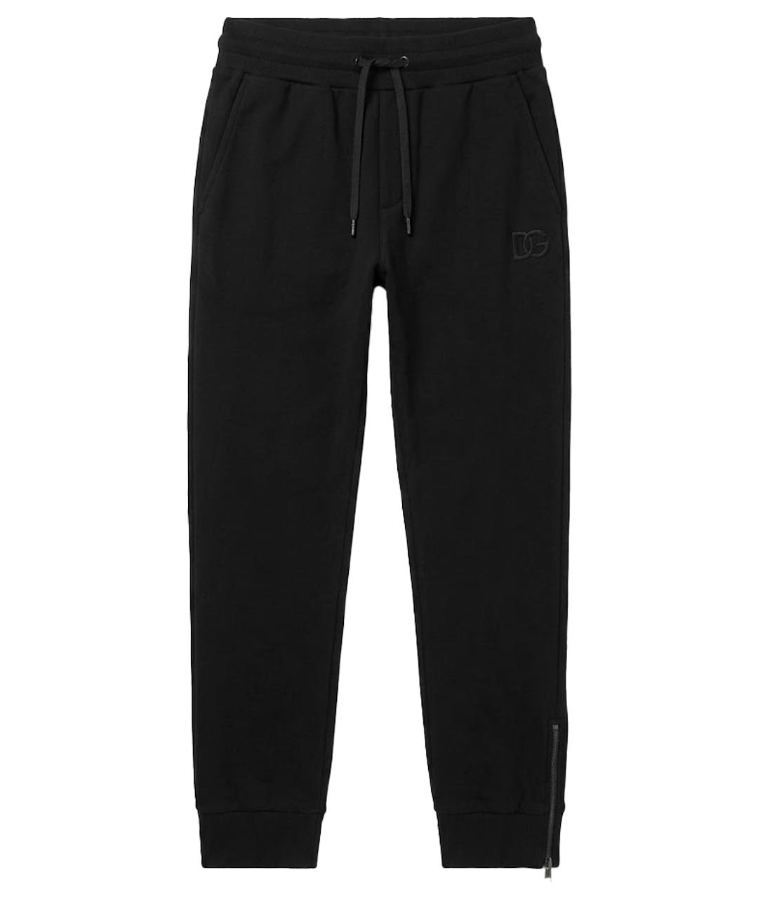 DOLCE&GABBANA Черный шерстяной спортивный костюм, фото 1