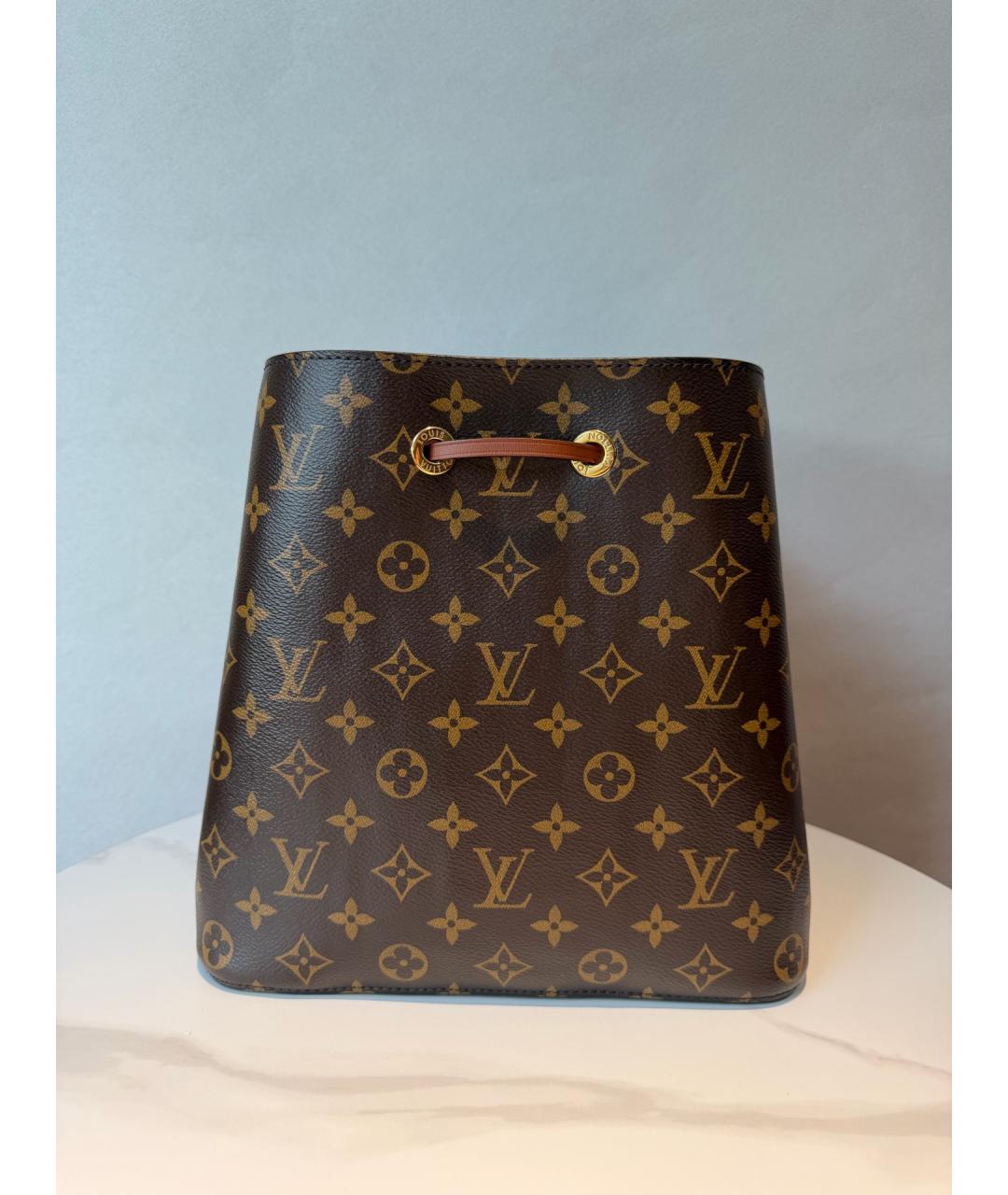 LOUIS VUITTON Коричневая сумка через плечо, фото 2