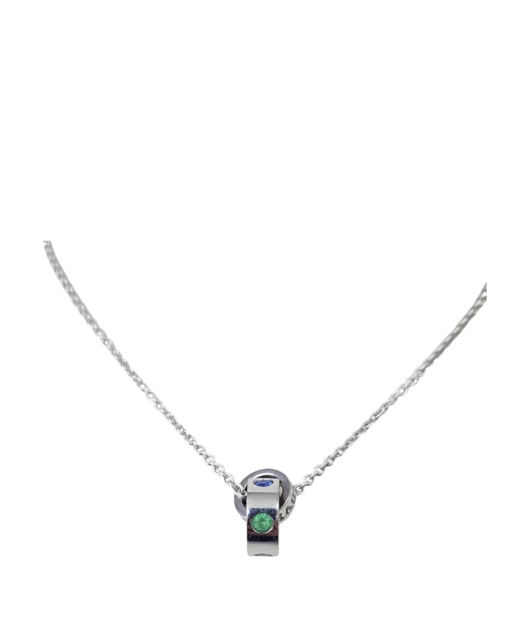 BVLGARI Серебряная подвеска из белого золота, фото 1