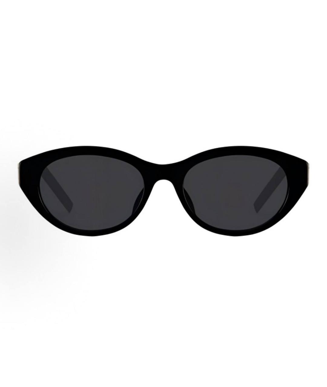 SAINT LAURENT Черные пластиковые солнцезащитные очки, фото 5