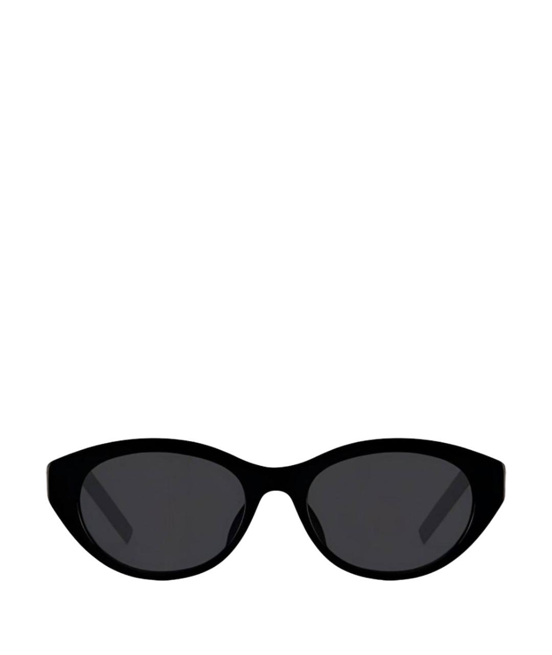 SAINT LAURENT Черные пластиковые солнцезащитные очки, фото 1