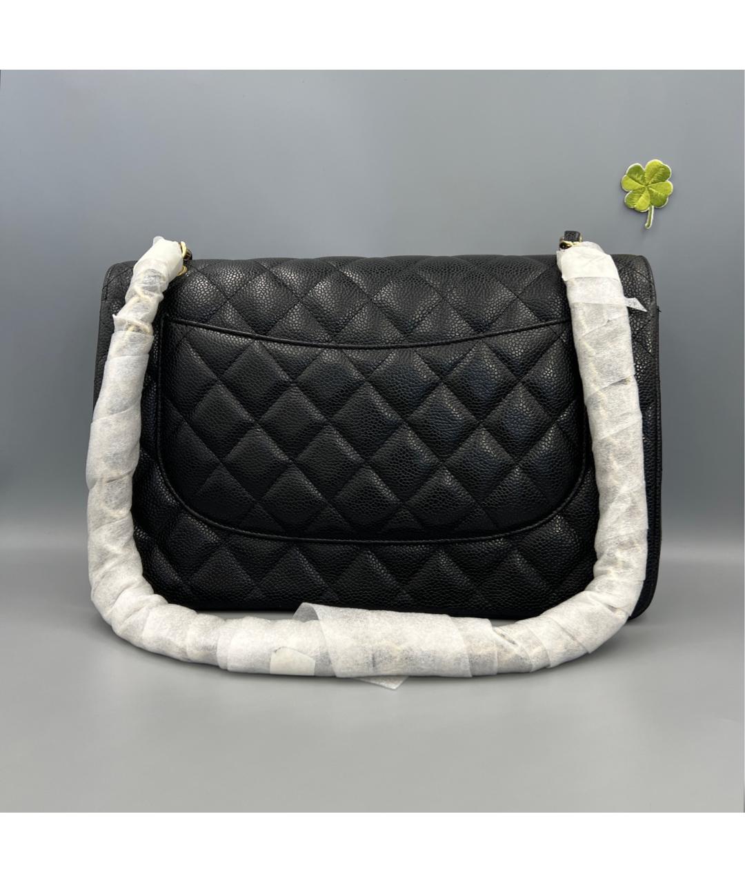 CHANEL Черная кожаная сумка через плечо, фото 3