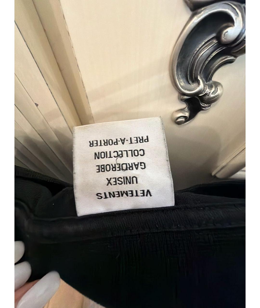 VETEMENTS Белая хлопковая футболка, фото 3