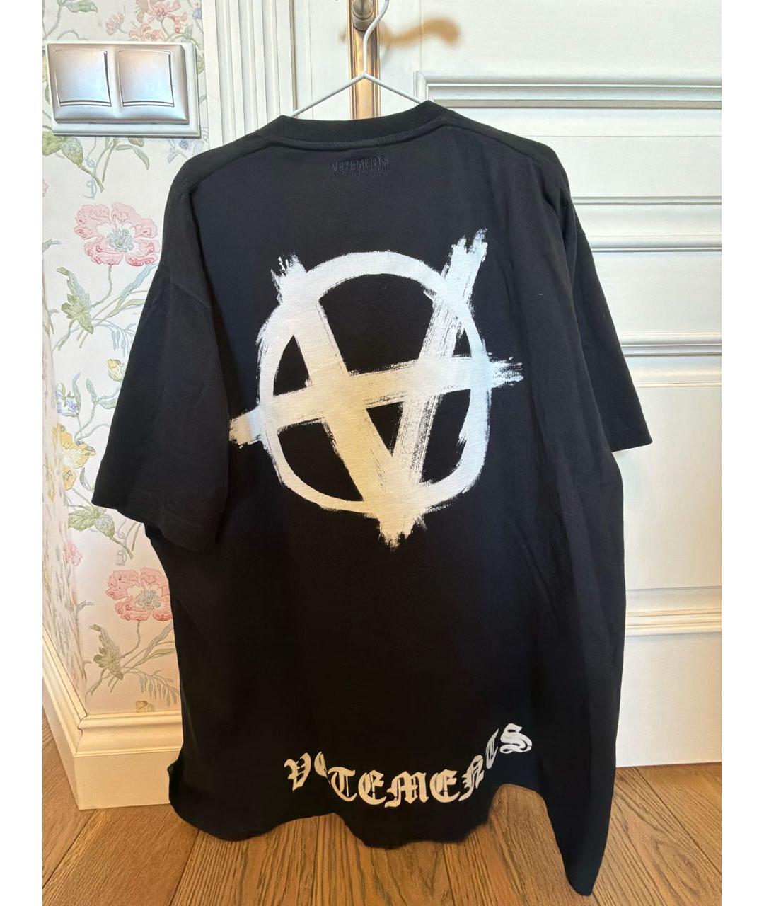 VETEMENTS Белая хлопковая футболка, фото 2
