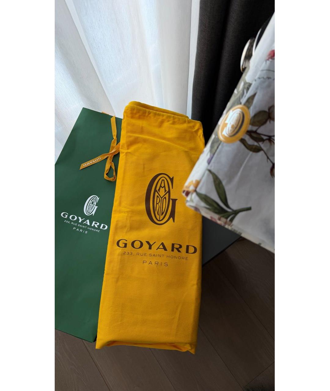 GOYARD Коричневая сумка тоут, фото 6