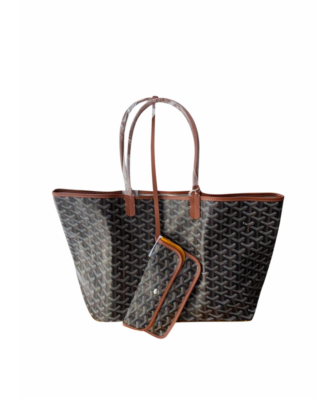 GOYARD Коричневая сумка тоут, фото 1