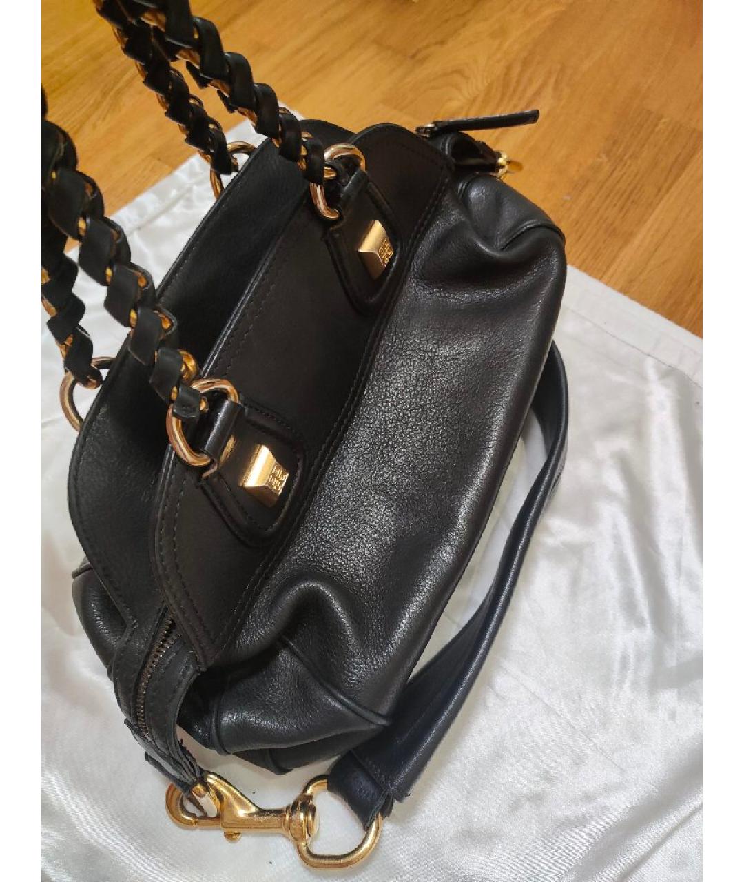 GIVENCHY Черная кожаная сумка тоут, фото 2