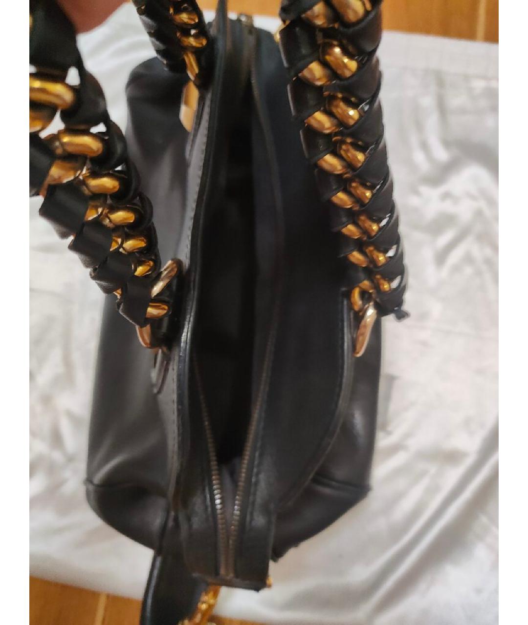 GIVENCHY Черная кожаная сумка тоут, фото 3