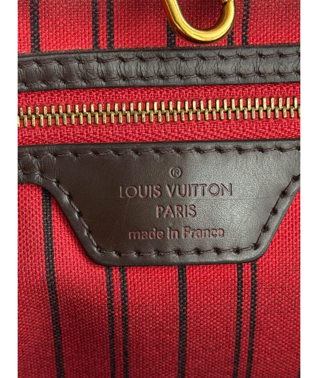 LOUIS VUITTON Коричневая сумка через плечо из искусственной кожи, фото 6