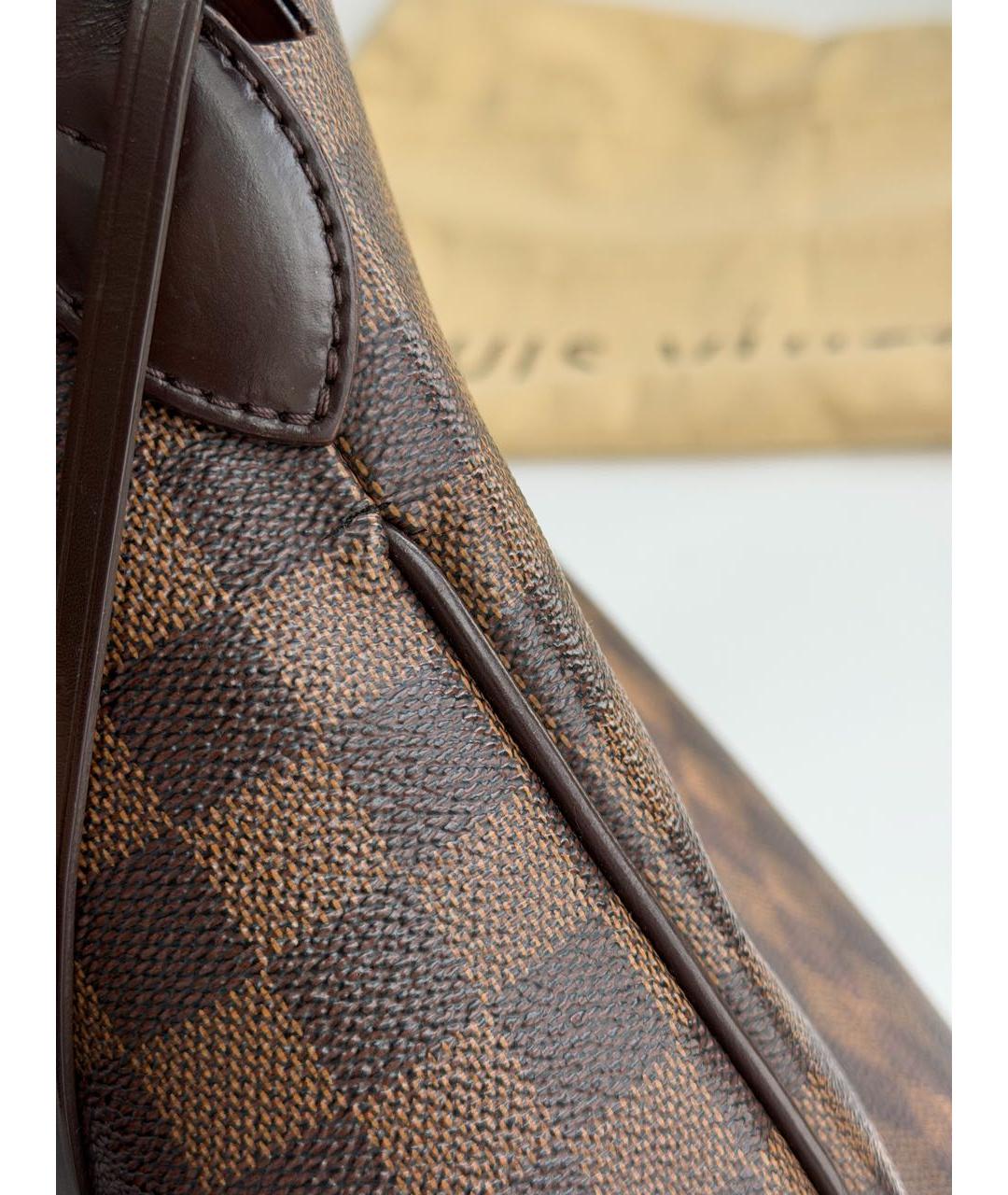 LOUIS VUITTON Коричневая сумка через плечо из искусственной кожи, фото 7