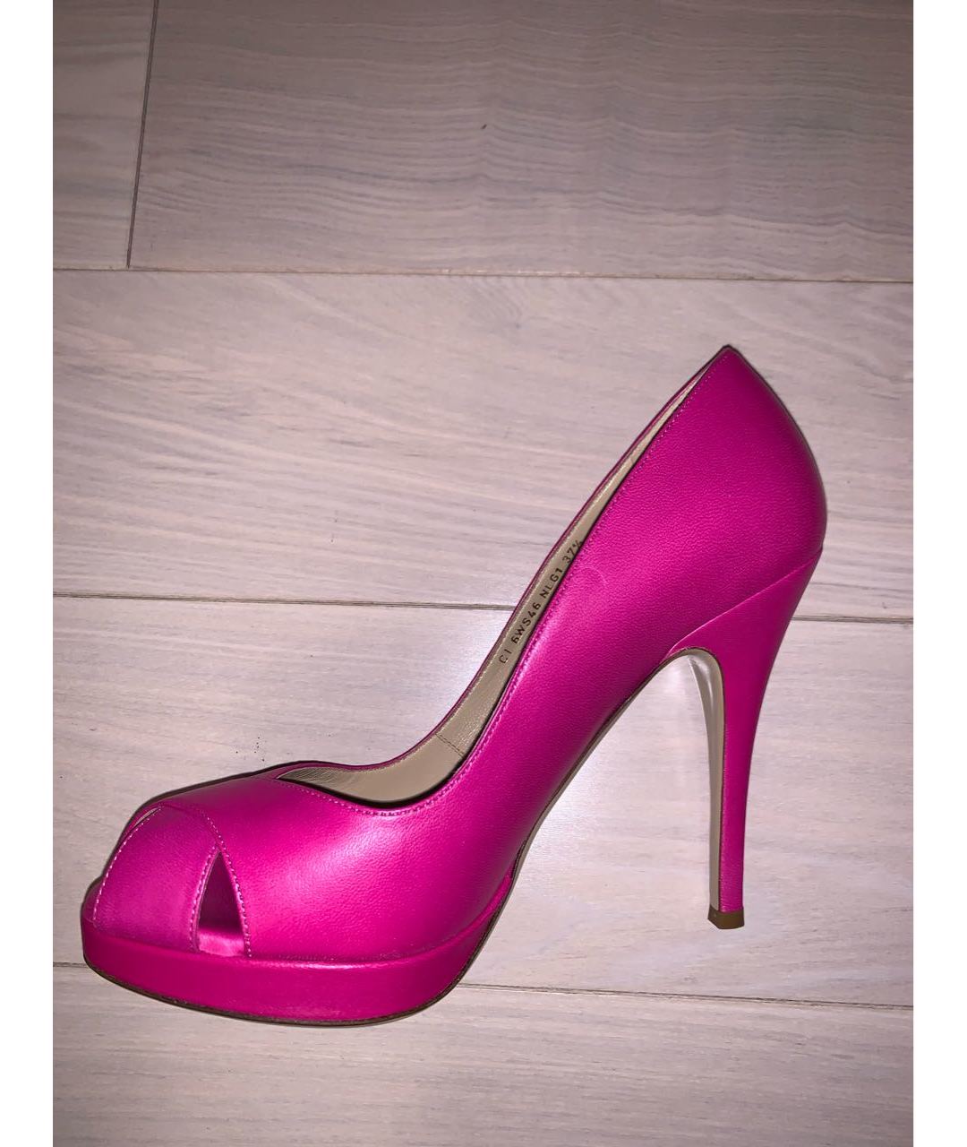 VALENTINO GARAVANI Розовые кожаные туфли, фото 5
