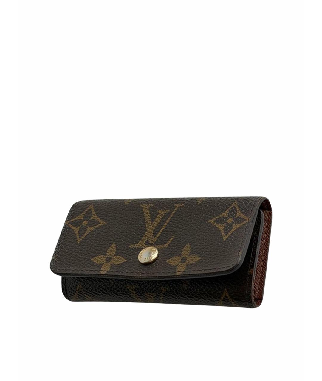 LOUIS VUITTON Коричневая ключница, фото 1