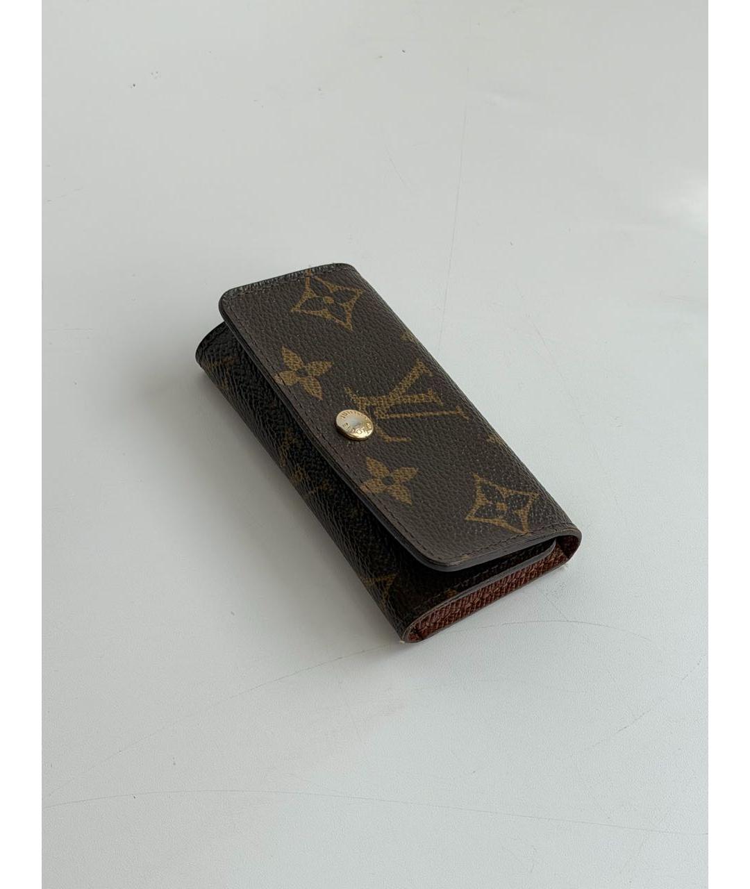 LOUIS VUITTON Коричневая ключница, фото 2