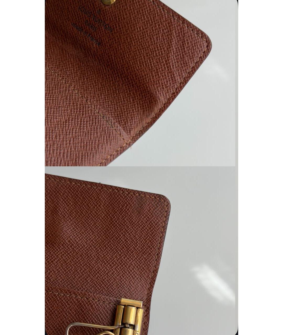 LOUIS VUITTON Коричневая ключница, фото 3