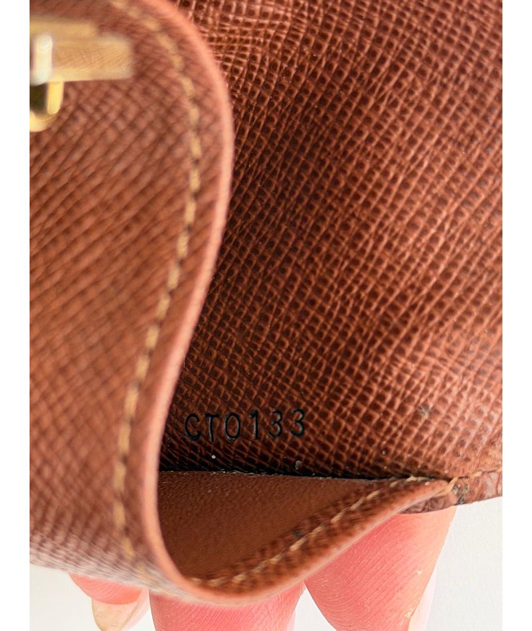 LOUIS VUITTON Коричневая ключница, фото 4