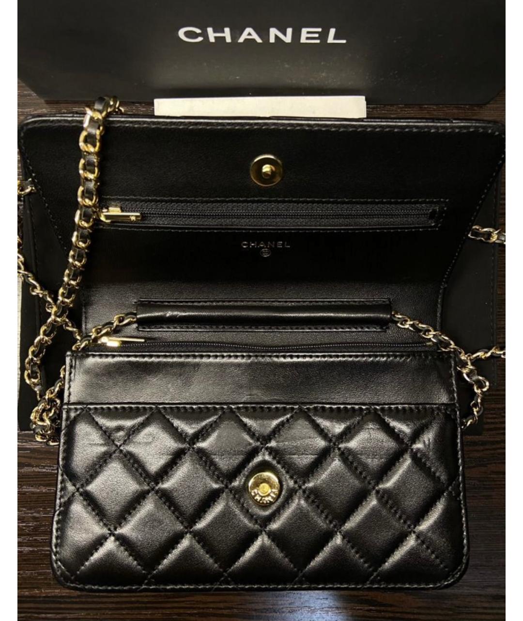 CHANEL Кожаная сумка через плечо, фото 2