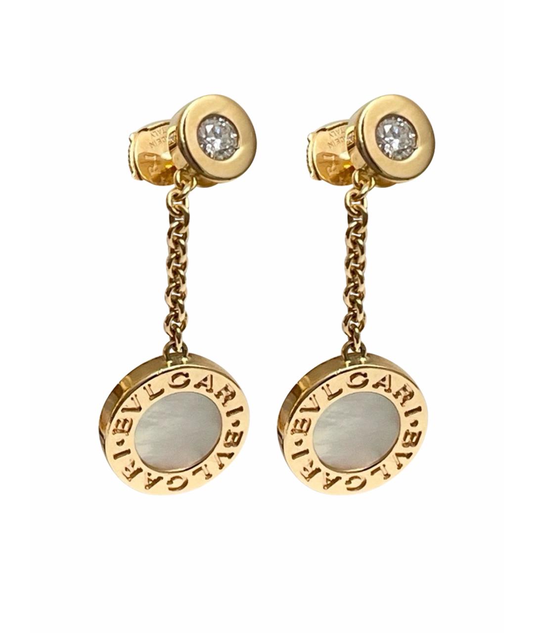 BVLGARI Золотые серьги из розового золота, фото 1