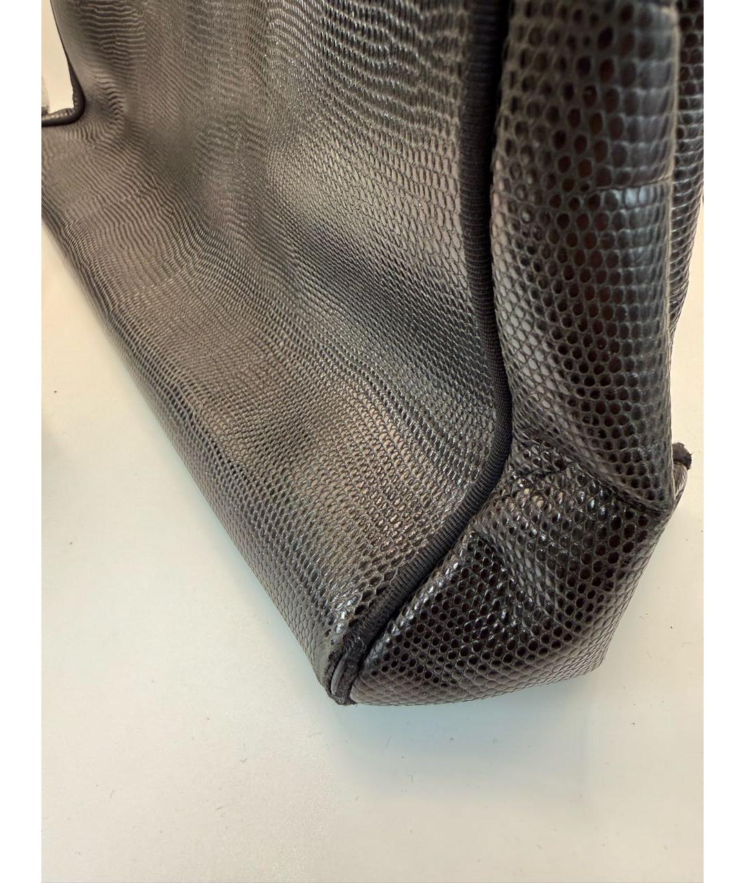 FERRAGAMO Черная сумка тоут, фото 7