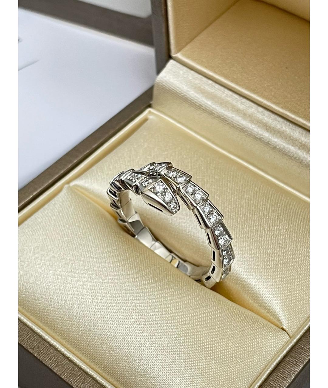 BVLGARI Серебряное кольцо из белого золота, фото 2