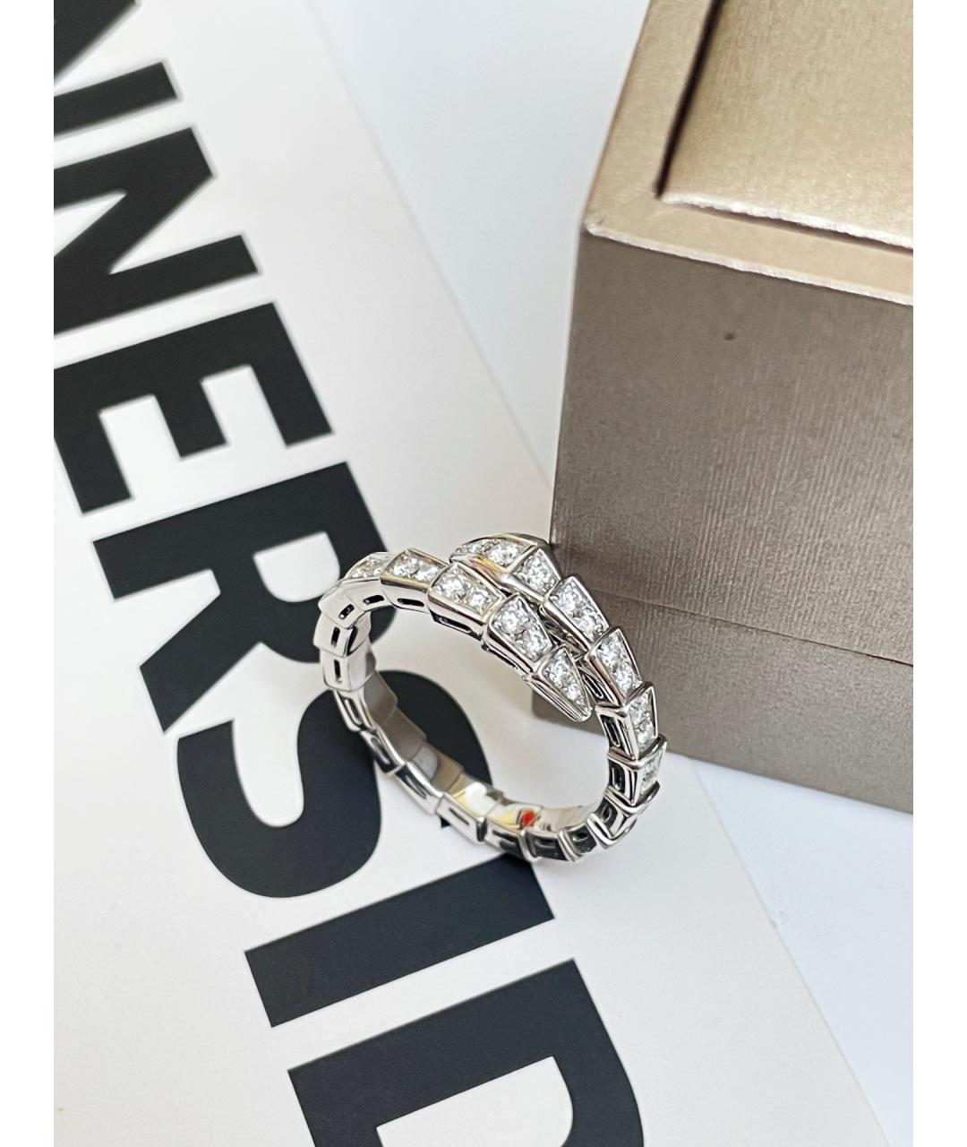 BVLGARI Серебряное кольцо из белого золота, фото 3