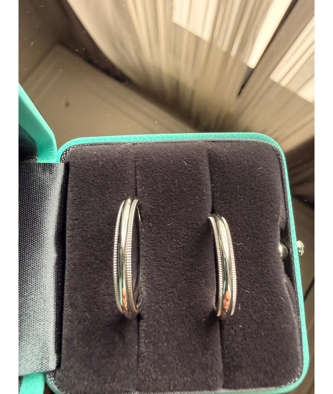 TIFFANY&CO Серебряное платиновое кольцо, фото 3