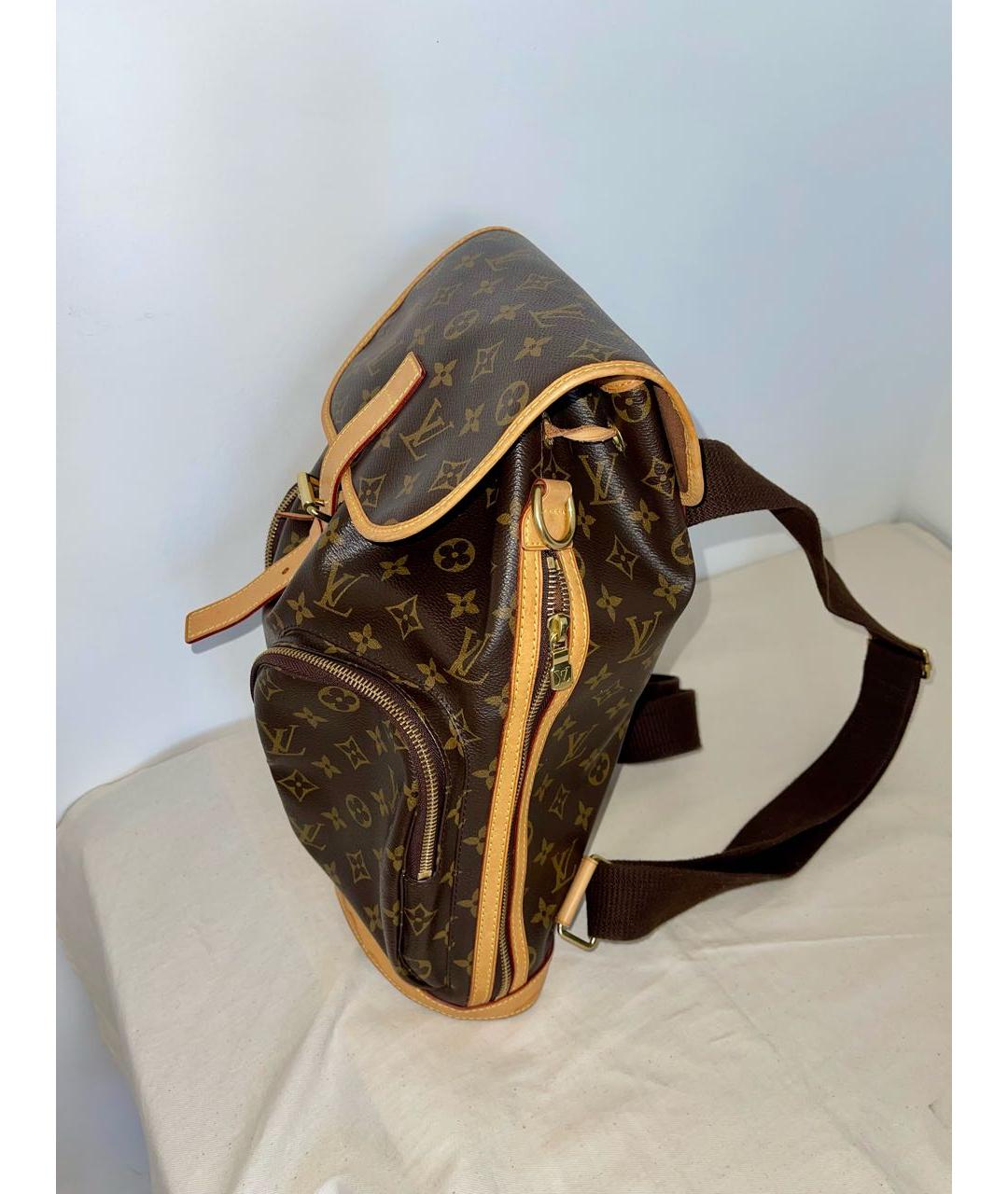 LOUIS VUITTON Коричневый рюкзак, фото 8