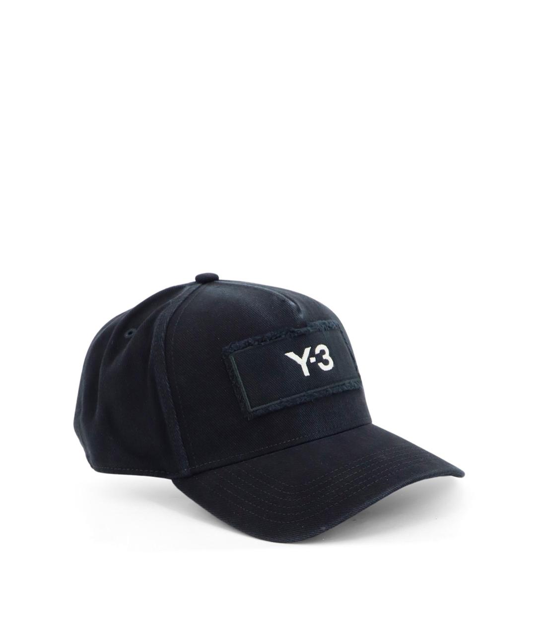 Y-3 Черная хлопковая кепка/бейсболка, фото 2