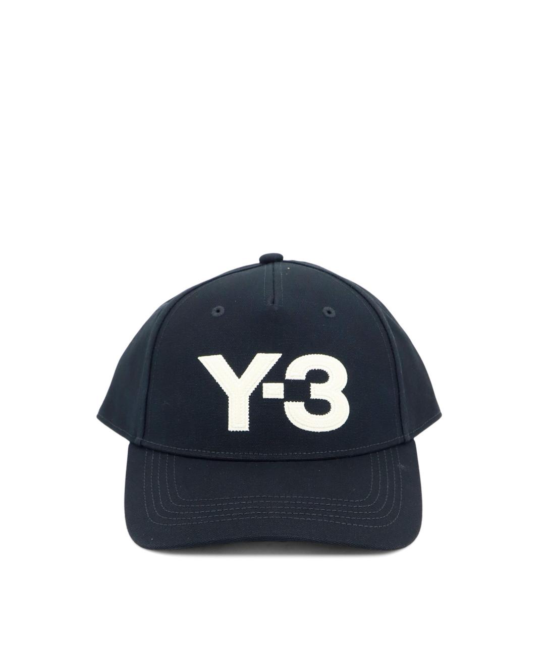 Y-3 Черная хлопковая кепка/бейсболка, фото 1