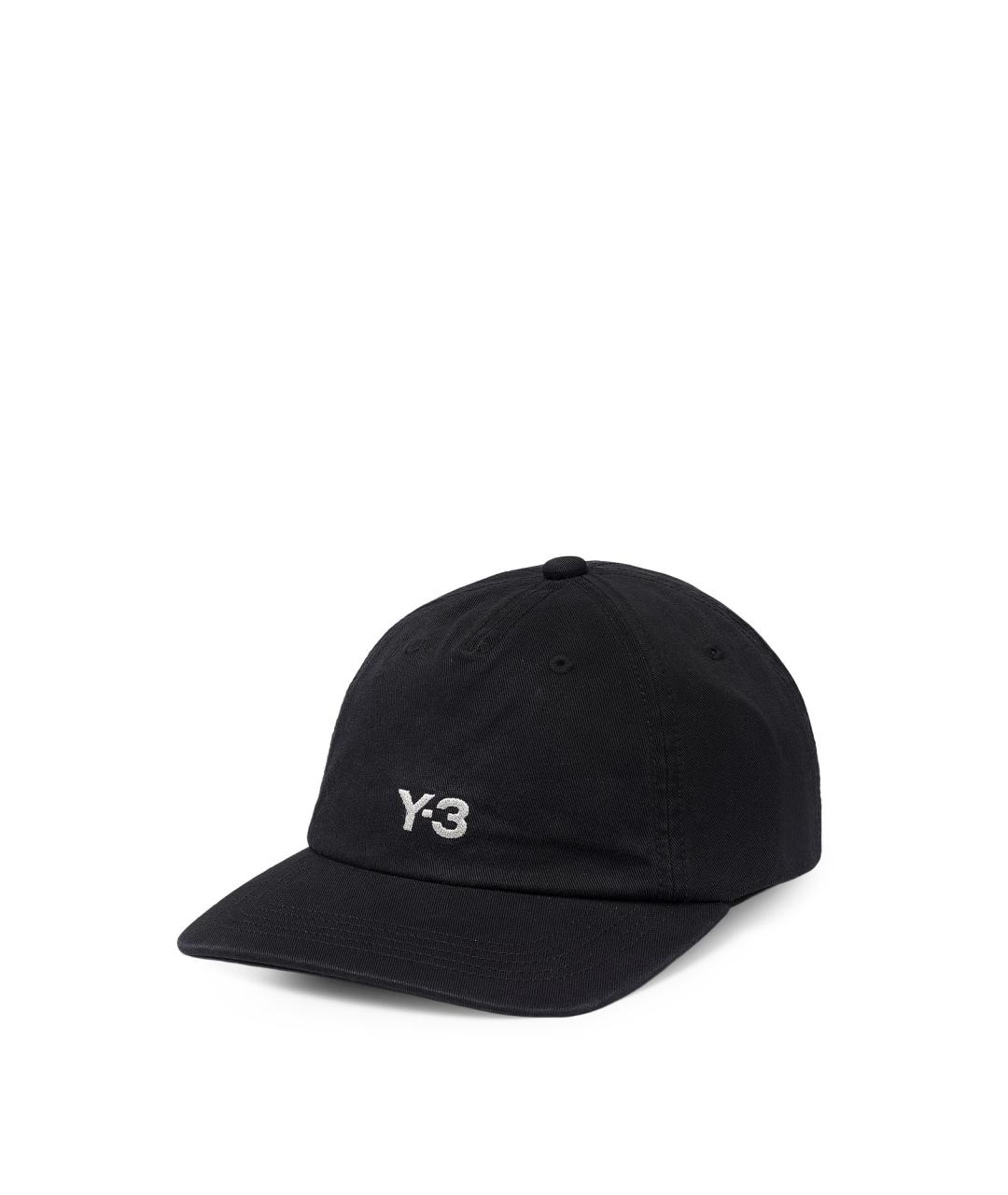 Y-3 Черная хлопковая кепка/бейсболка, фото 2