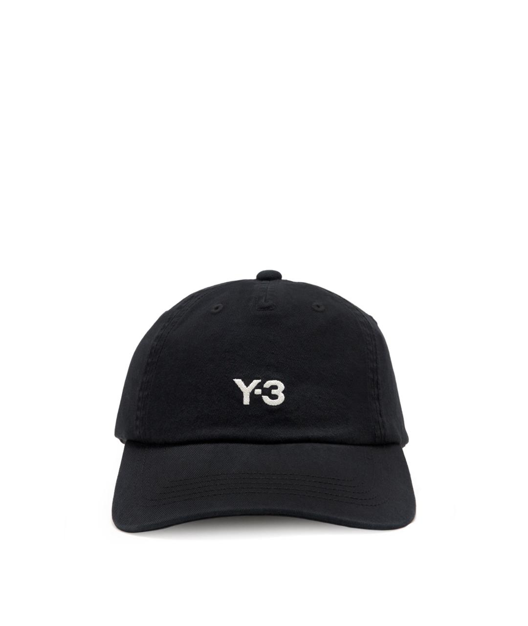 Y-3 Черная хлопковая кепка/бейсболка, фото 1