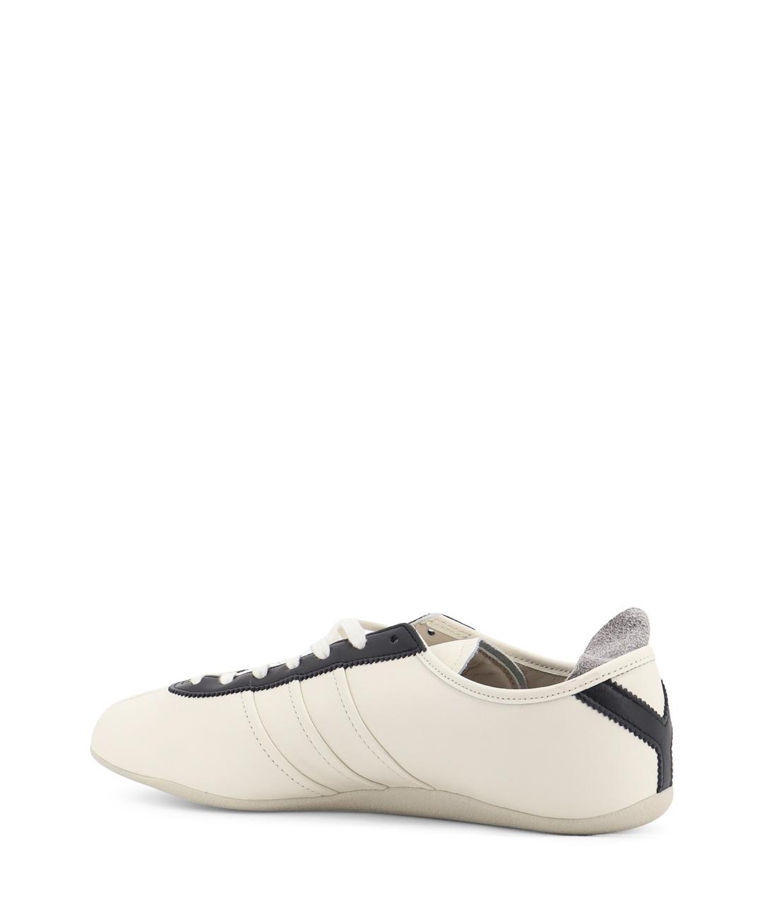 Y-3 Белые кожаные низкие кроссовки / кеды, фото 3