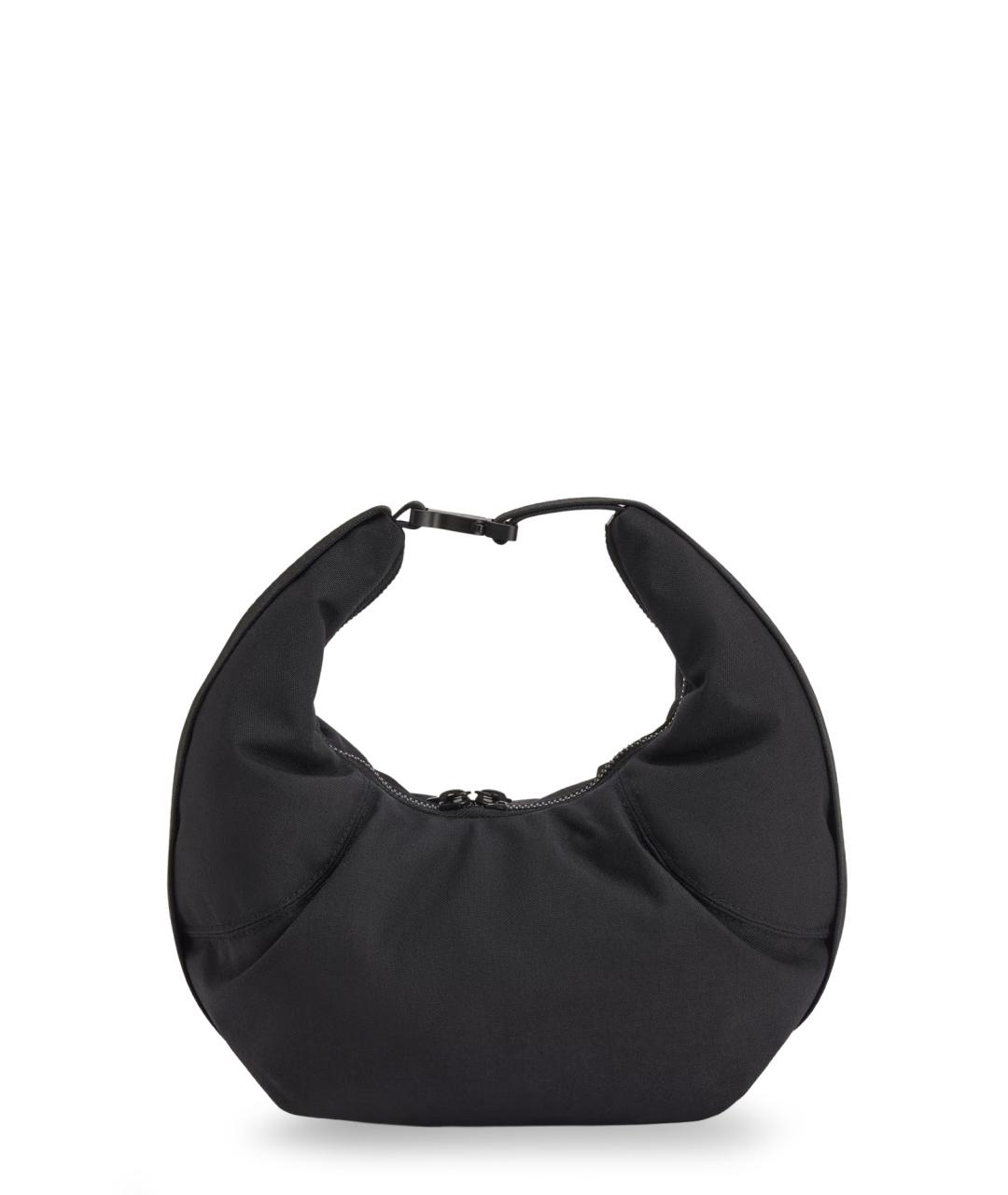 Y-3 Черная синтетическая сумка на плечо, фото 2