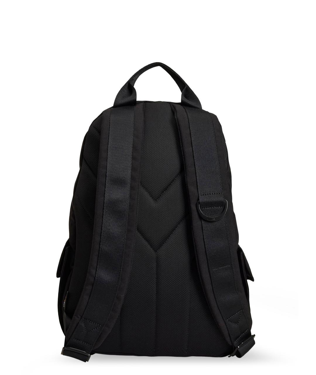 Y-3 Черный синтетический рюкзак, фото 2