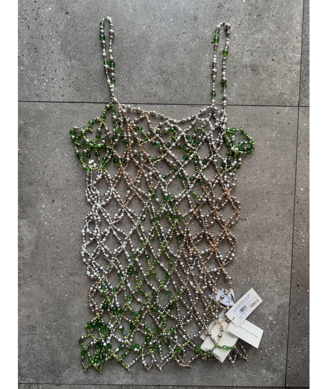 DRIES VAN NOTEN Зеленое вечернее платье, фото 2
