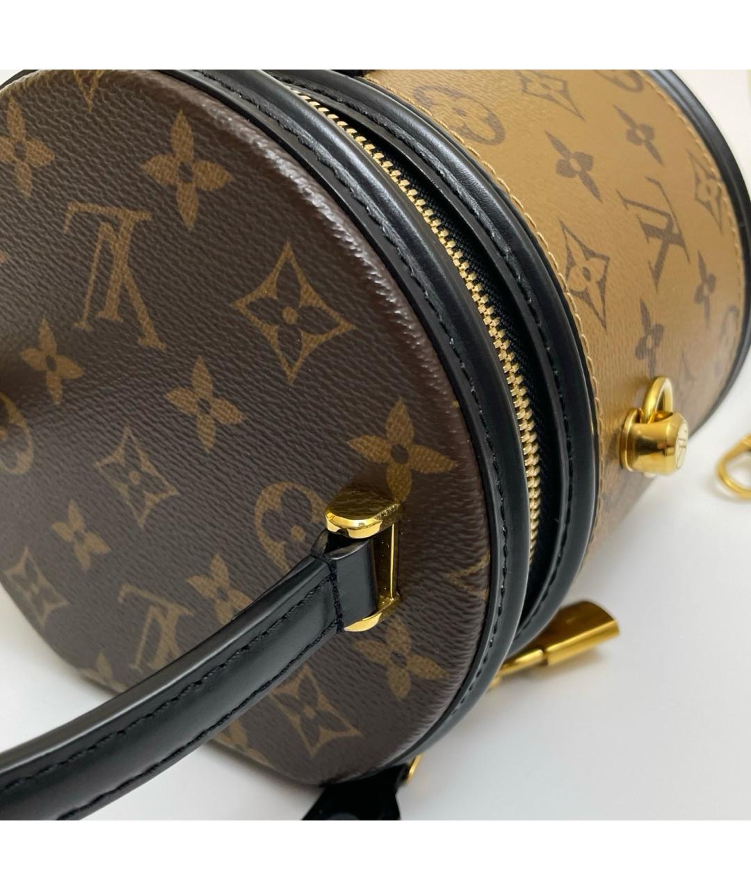 LOUIS VUITTON Коричневая сумка с короткими ручками, фото 7