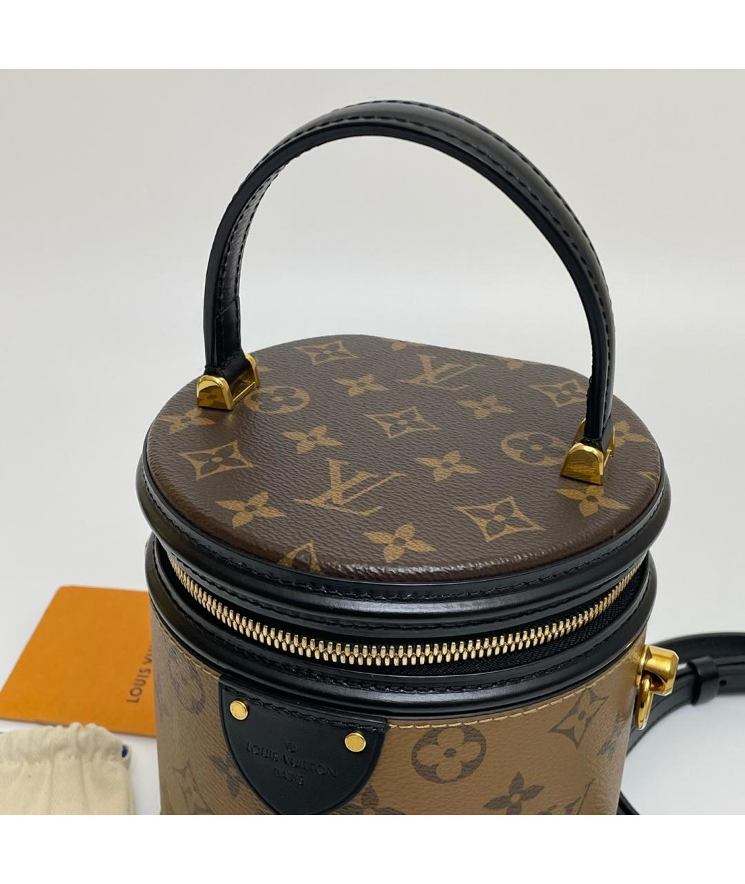 LOUIS VUITTON Коричневая сумка с короткими ручками, фото 2
