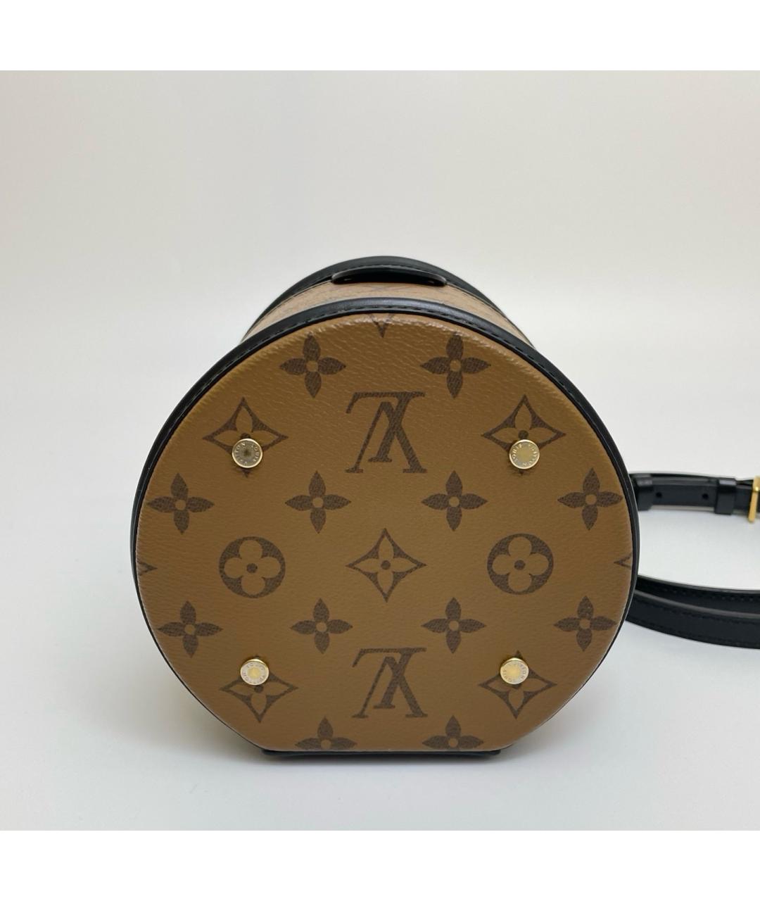 LOUIS VUITTON Коричневая сумка с короткими ручками, фото 4
