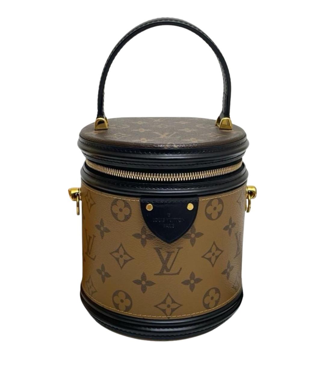 LOUIS VUITTON Коричневая сумка с короткими ручками, фото 1