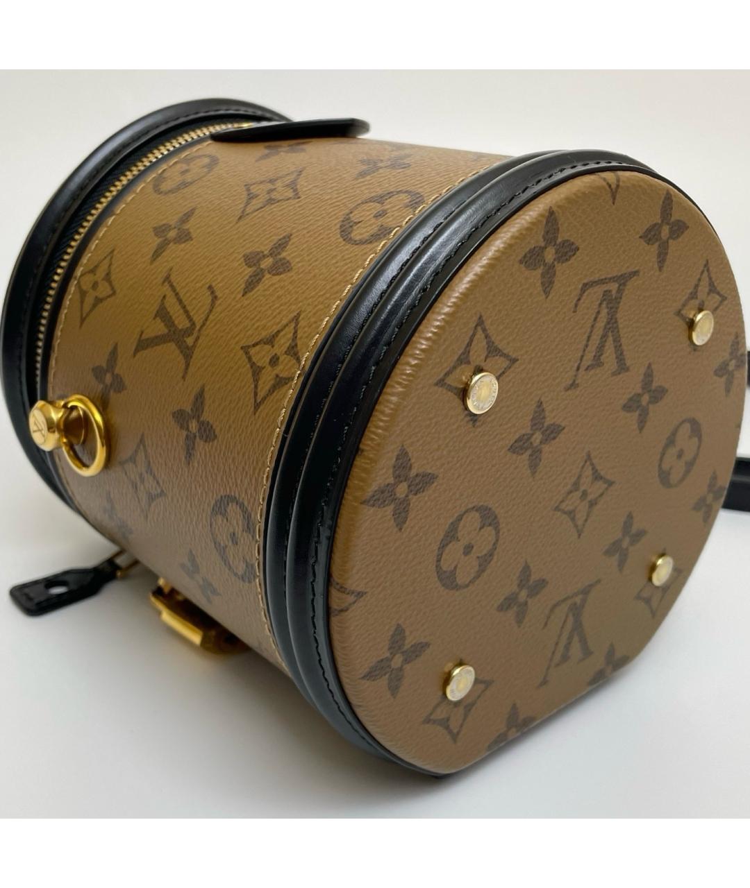 LOUIS VUITTON Коричневая сумка с короткими ручками, фото 5