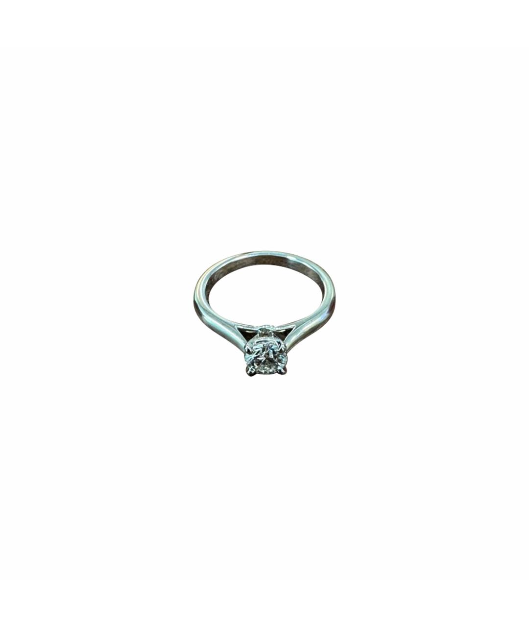 CARTIER Белое платиновое кольцо, фото 1