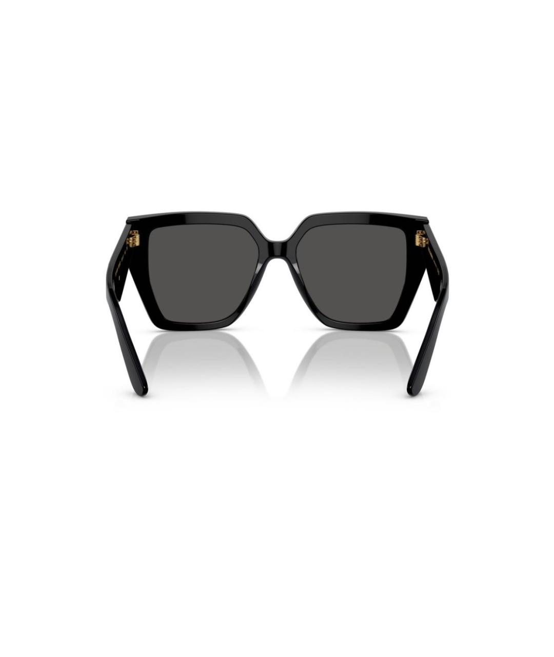 DOLCE&GABBANA Черные пластиковые солнцезащитные очки, фото 4