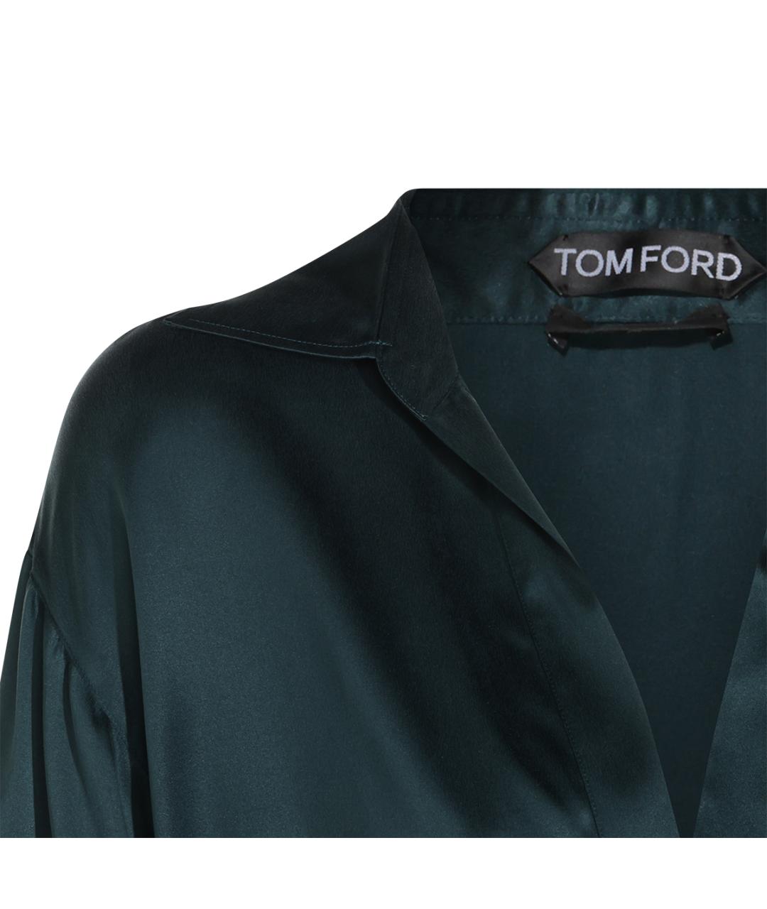 TOM FORD Зеленая рубашка, фото 3