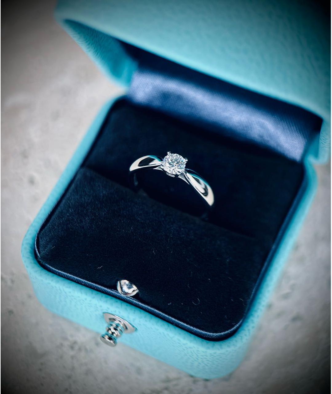 TIFFANY&CO Серебряное платиновое кольцо, фото 2