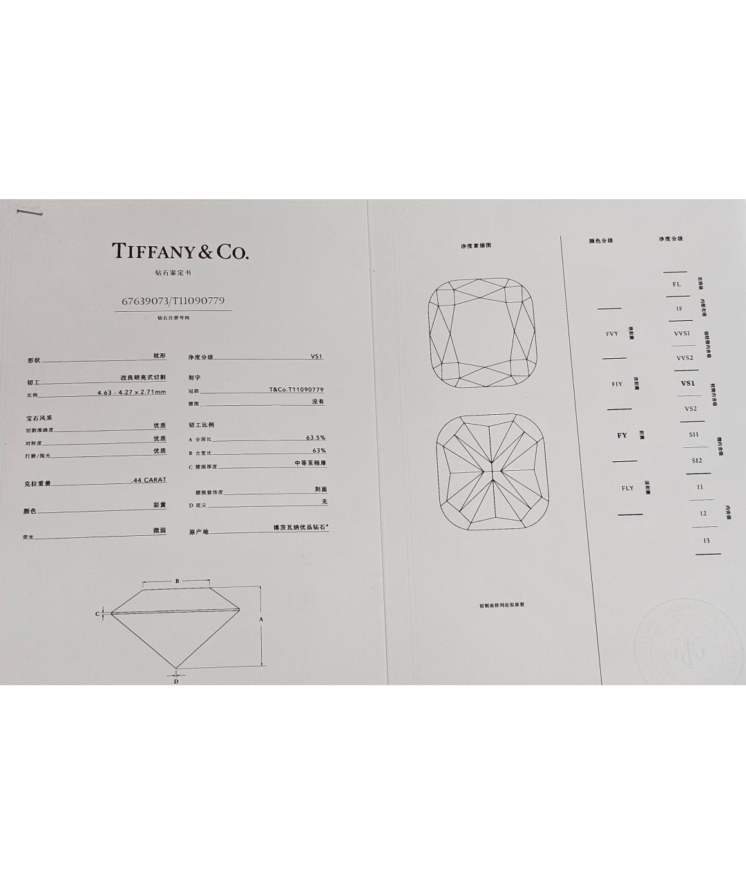 TIFFANY&CO Золотое кольцо из желтого золота, фото 4