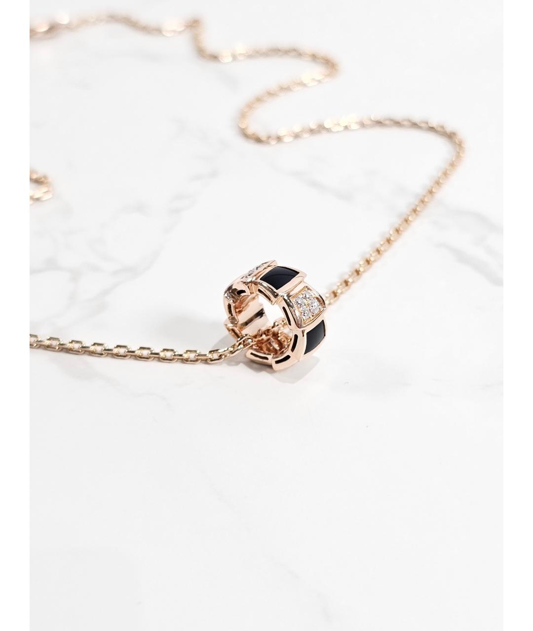 BVLGARI Золотое колье из розового золота, фото 4