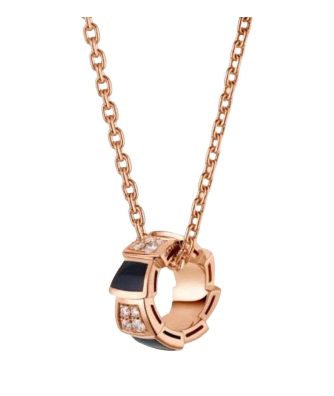 BVLGARI Золотое колье из розового золота, фото 1