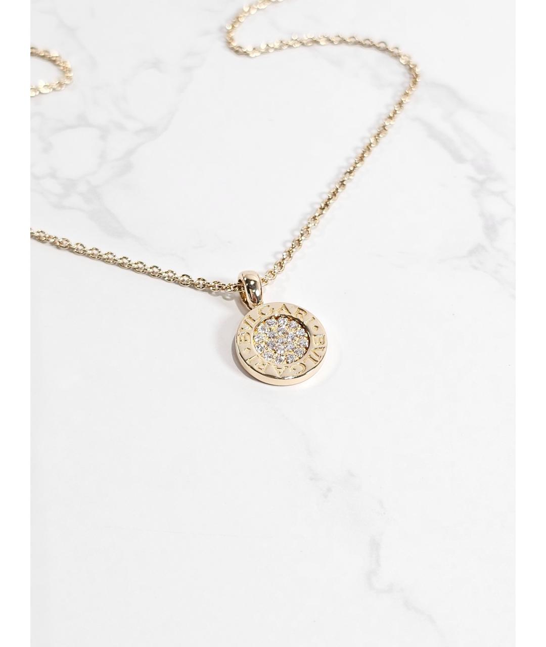BVLGARI Золотая подвеска из желтого золота, фото 2