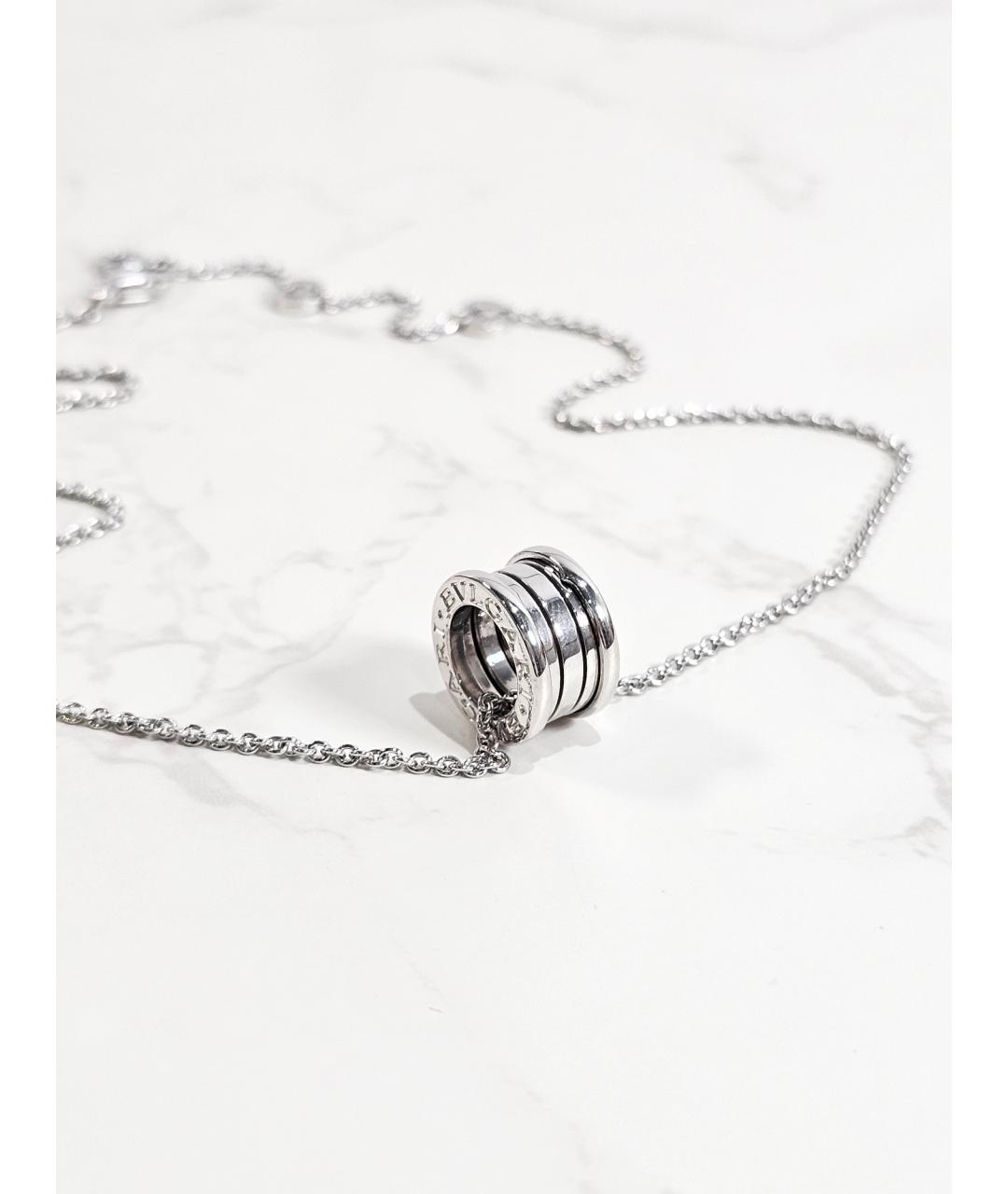 BVLGARI Серебряное колье из белого золота, фото 2